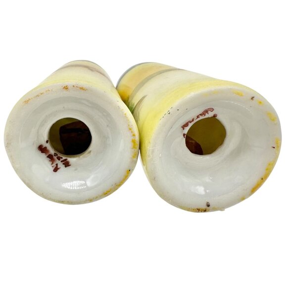 Japanese Condiment 6 pc Set Hand-Painted Tray Jar Spoon Salt Pepper Shakers - Picture 12 of 16